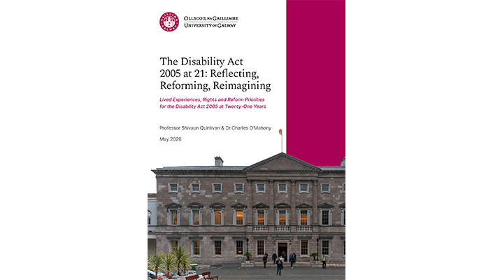 Professor Shivaun Quinlivan and Dr Charles O&rsquo;Mahony Launch Major Report on the Future of Disability 